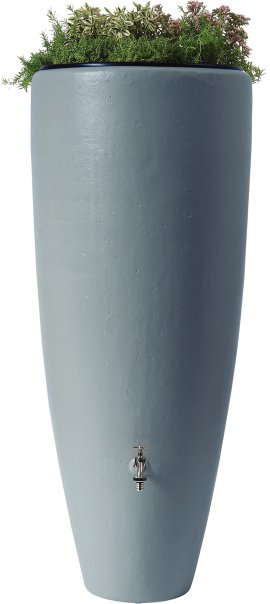 GARANTIA Wasserbehälter 2in1 mit Schale Grau 300 l