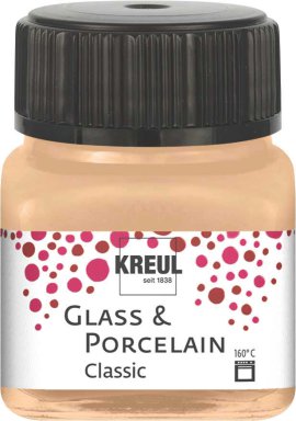 KREUL Malfarbe Glass & Porcelain Classic Metallic-Champagner 20 ml