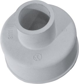 CORNAT Unitas-Manschette aus Gummi ø 48 mm, Innen-ø 28 mm, weiß