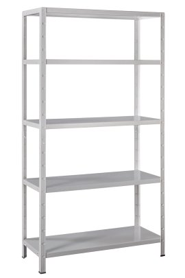 SCHULTE REGALWELT Grundregal 5 Böden Weiß