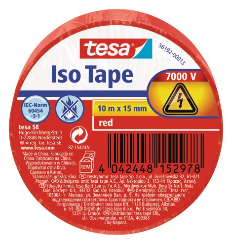 TESA Isolierband Rot