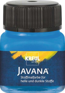 KREUL Stoffmalfarbe für helle/dunkle Stoffe Blau