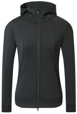 Damen Hoody-Jacke Covalliero Schwarz