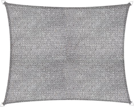 WINDHAGER Sonnensegel ELBA rechteckig 3,6x3,6x3,6 m, grau