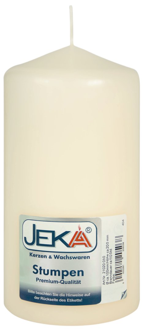 JEKA Stumpenkerze Champagne 100x200 mm (⌀xH)