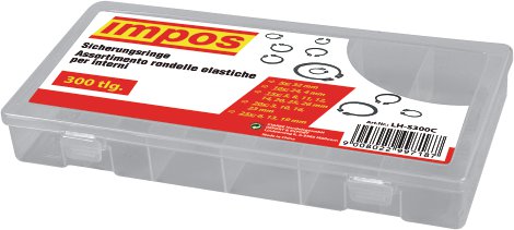 IMPOS Sicherungsringe-Box 300-tlg.