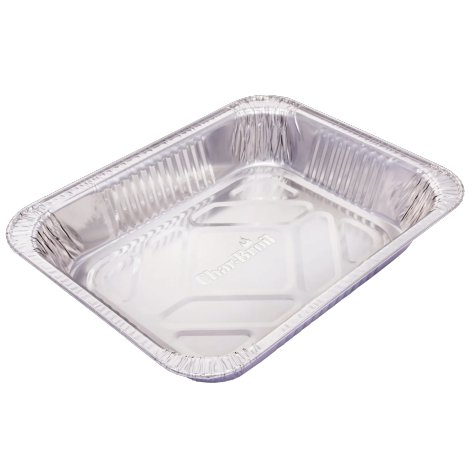 CHAR-BROIL® Aluminium Schalen XL Silber 33x26,5x6 cm (LxBxH) 10 Stk.