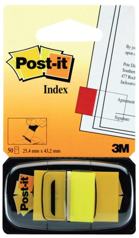POST-IT Index Gelb 50 Blatt