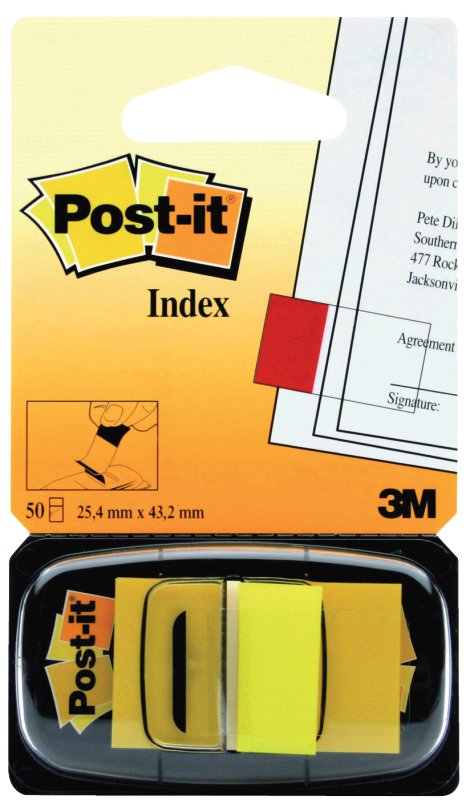 POST-IT Index Gelb 50 Blatt
