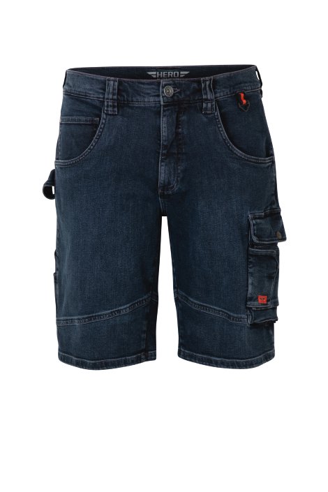 Herren Bermuda Lucan Washed Indigo 54