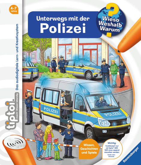 tiptoi® Buch Unterwegs mit der Polizei