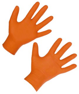 Einmalhandschuh Nitril Orange