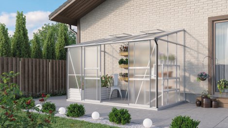 VITAVIA Anlehngewächshaus Osiris 6500 HKP 6 mm