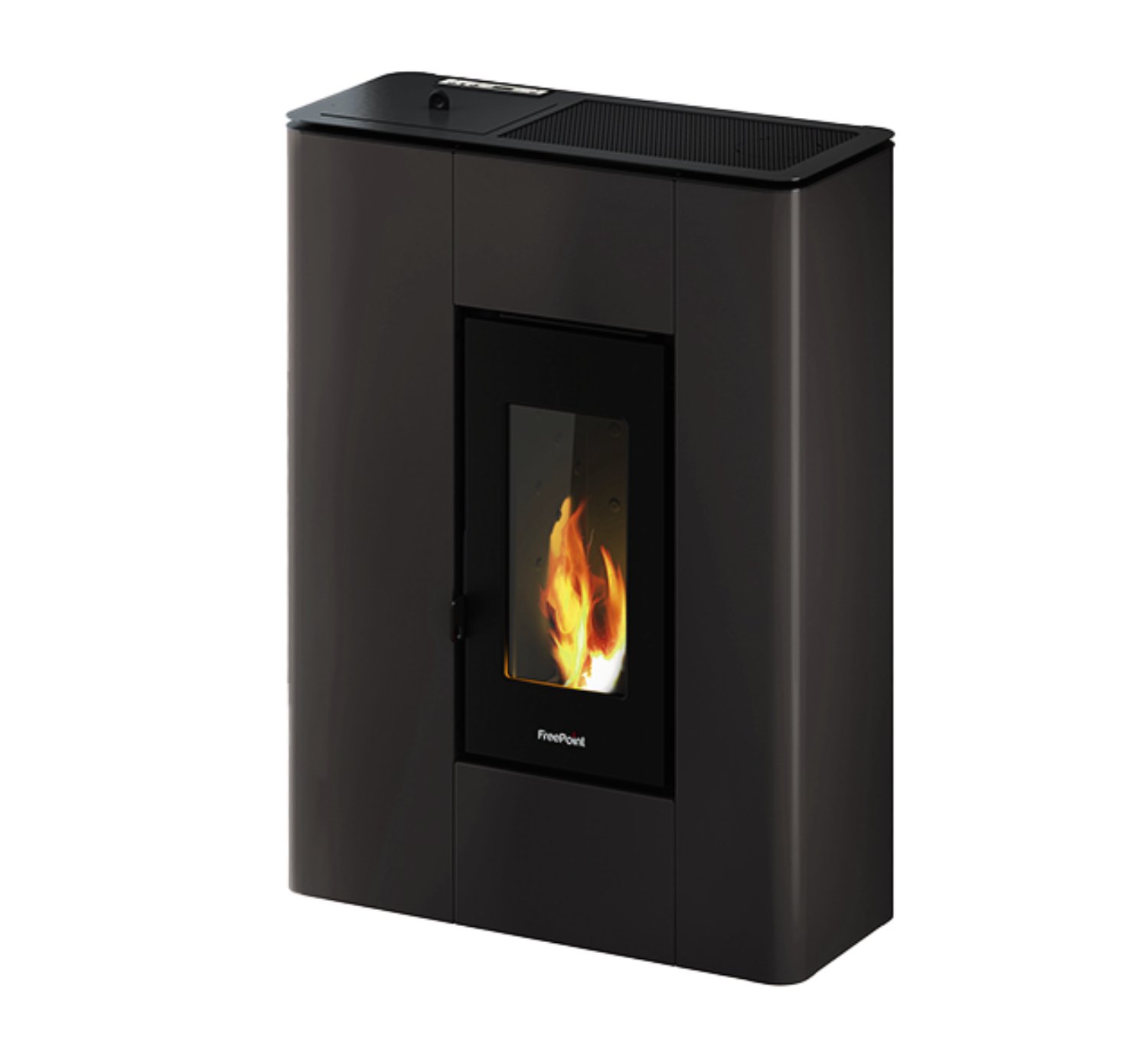 FREEPOINT Pelletofen Atrium 5 (Verkleidung: Stahl Anthrazit) 5,2 kW