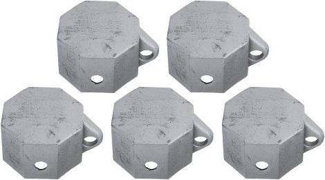 H+S Abdeckkappe für Zwischensäule Oktavia® Aluminium 5 Stk.