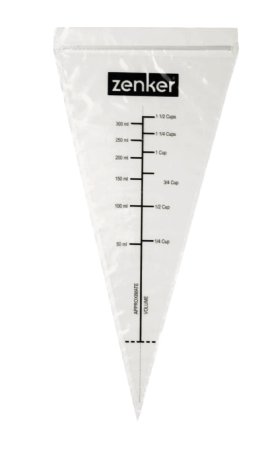 Schmelzspritzbeutel transparent 10-tlg.