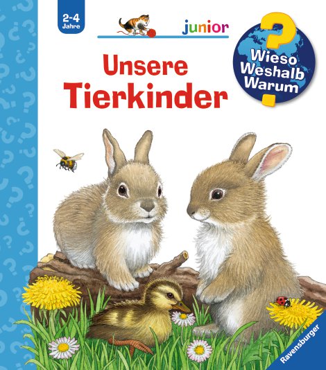 RAVENSBURGER Buch Junior Unsere Tierkinder