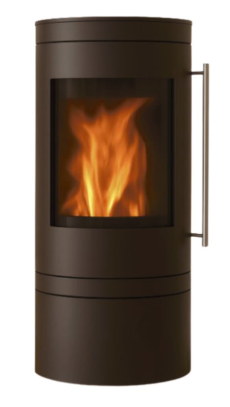 HAAS+SOHN Kaminofen Menton ohne Holzsockel Schwarz