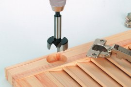 WOLFCRAFT Forstnerbohrer Sechskant-Schaft