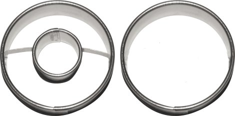 Ausstecher Kreis/Kreis + Kreis 2-tlg. 50 mm