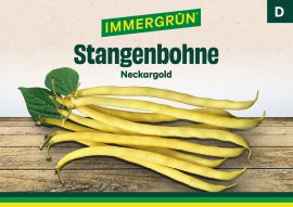 IMMERGRÜN Tütensamen Stangenbohne Neckargold