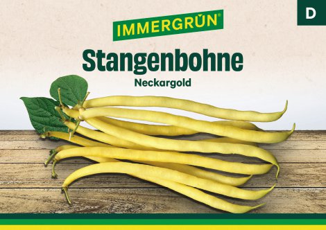 IMMERGRÜN Tütensamen Stangenbohne Neckargold