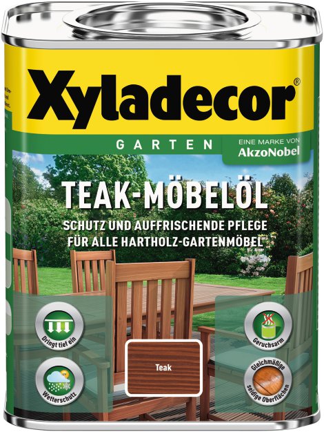 XYLADECOR Teak-Möbelöl Teak 750 ml