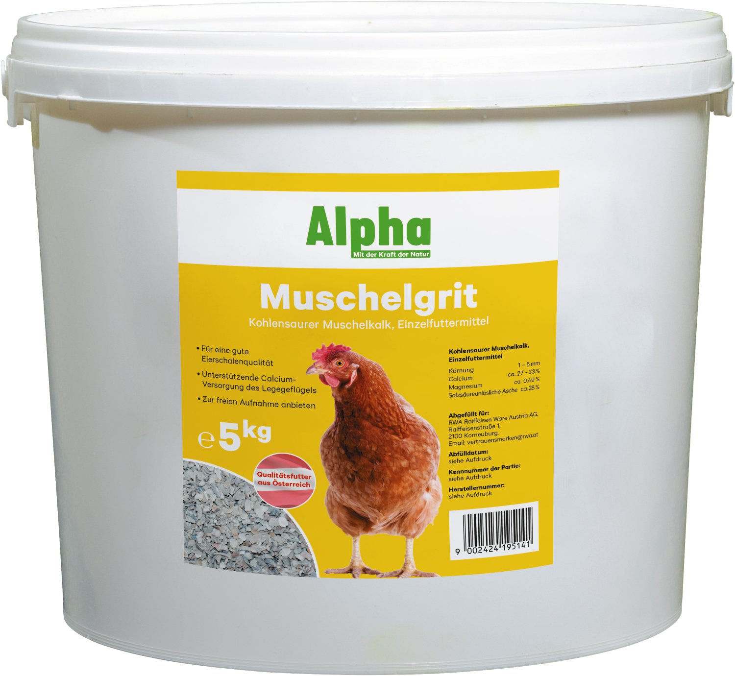 ALPHA Muschelgrit 5 kg