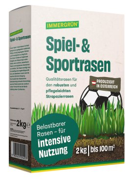 IMMERGRÜN Spiel- und Sportrasen 2 kg