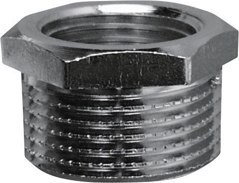 CORNAT Reduzierstück Chrom 3/4" AG 3/8" IG