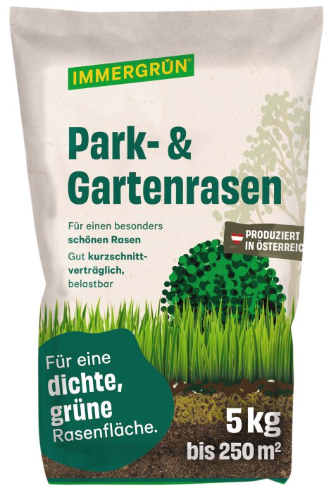 IMMERGRÜN Park- und Gartenrasen 5 kg