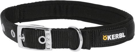 MIAMI PLUS Halsband schwarz, 33-39 cm / 20 mm
