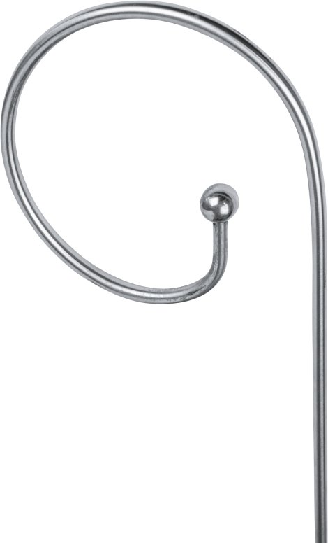 WINDHAGER Pflanzstab Kugel - spirale 1,5x120 cm, silber