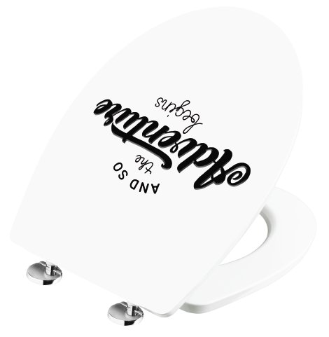 CORNAT WC-Sitz Duroplast Relief-Motiv Adventure