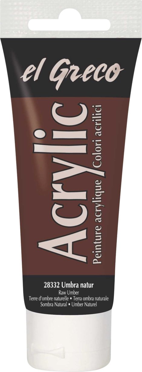 KREUL Acrylfarbe el Greco Umbra Natur 75 ml