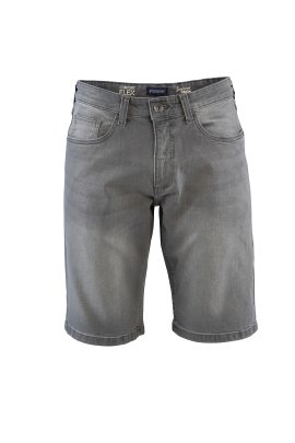 Herren Bermuda Kingsville Denim Silbergrau 36