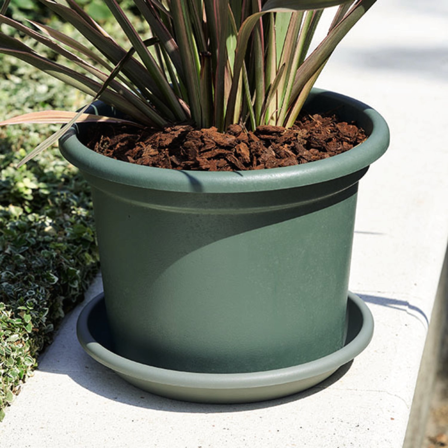 EURO3PLAST Pflanzentopf Guya Eco Salbei 20 cm