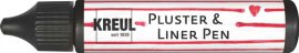 KREUL Pluster & Liner Pen Schwarz 29 ml