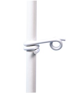 Kunststofföse verstellbar 10 mm Weiß 25 Stk.