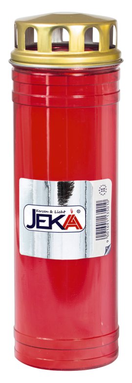 JEKA Ewiglicht mit Thermo-Doppeldeckel Rot