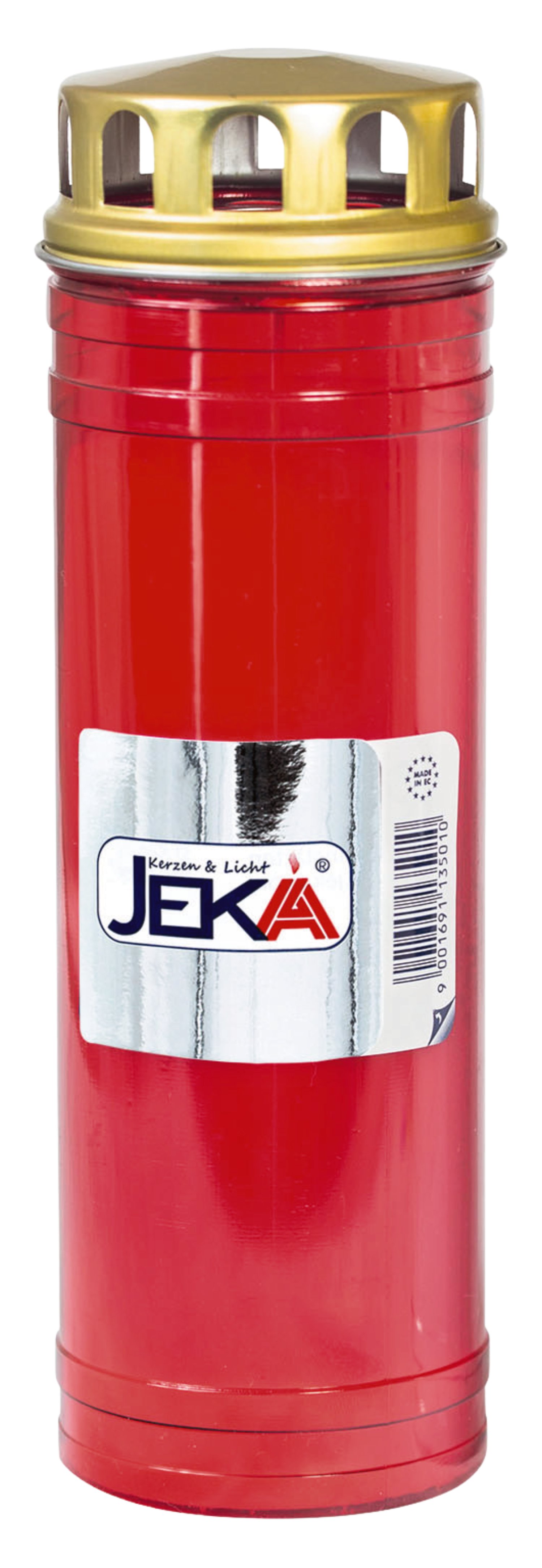 JEKA Ewiglicht mit Thermo-Doppeldeckel Rot