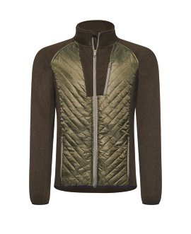 Wild & Wald Herren Fleecesteppjacke Lim