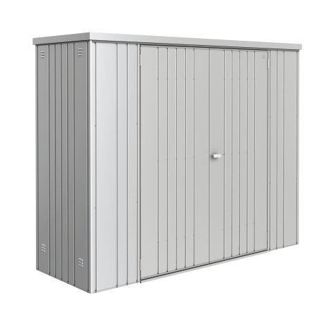 BIOHORT Geräteschrank 230, 227x83x182,5 cm, Silber-Metallic