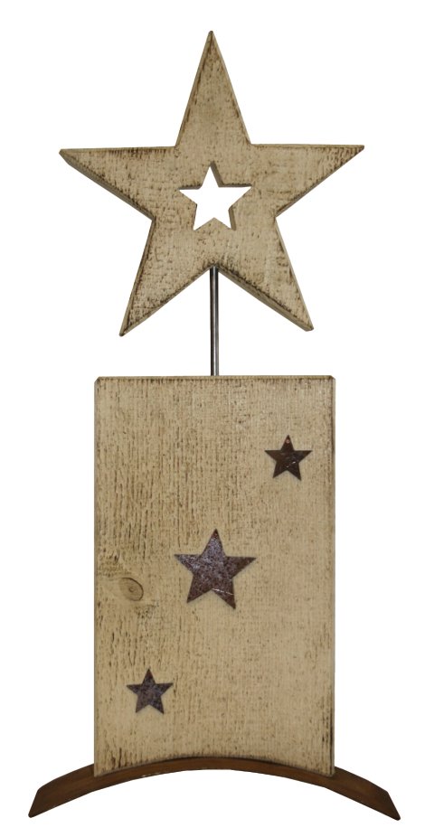 Stern Konrad angeflammt 25x50 cm (BxH)