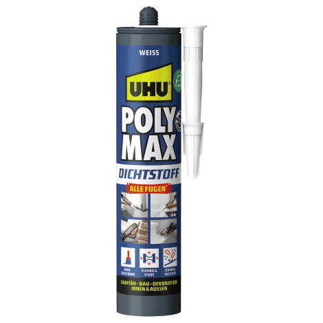 UHU Polymax Dichtstoff Weiß 280 ml