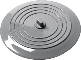 WERKZEYT Universal-Ablaufstopfen aus Silikon ø 153 mm, grau