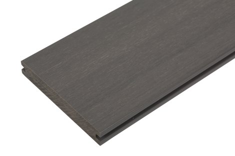 MEYER PARKETT Terassendiele Massiv Basalt-Grau 488x13,8x2,3 cm