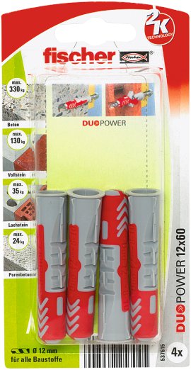 FISCHER Dübel DuoPower 12x60 mm