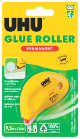 UHU Glue Roller Permanent Blister 12 m