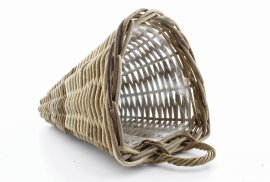 Wandkorb Rattan 35x30x42 cm